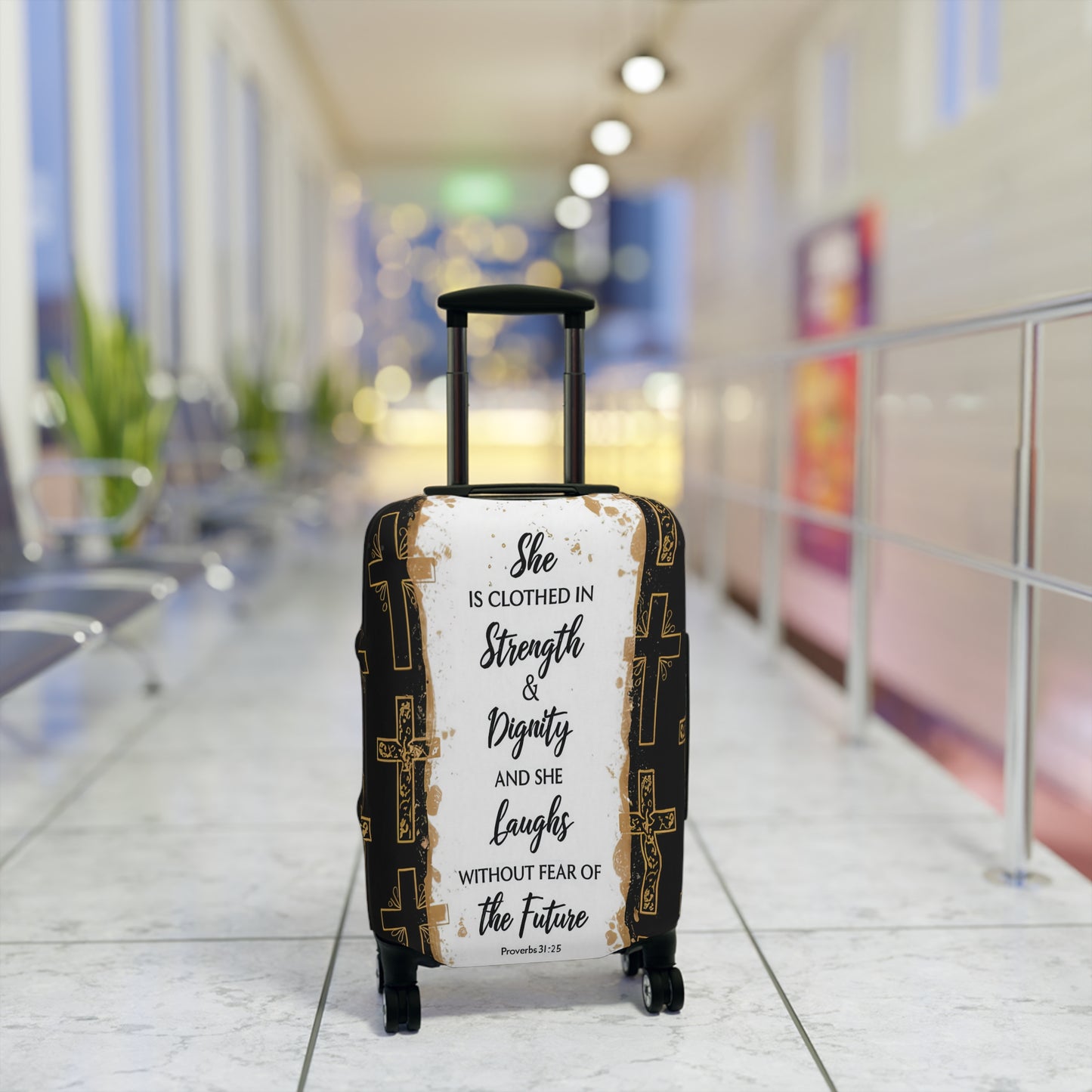 Luggage Cover, Bible Verse, awd-1476