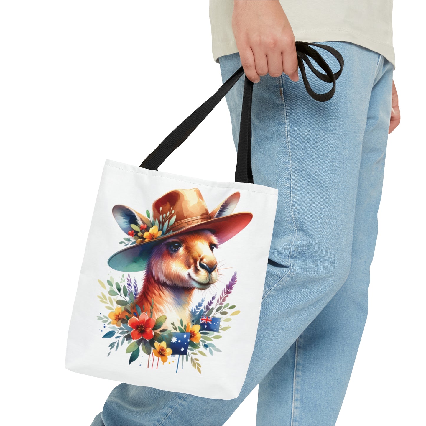 Tote Bag, Australian Animals, Kangaroo, Personalised/Non-Personalised Tote bag