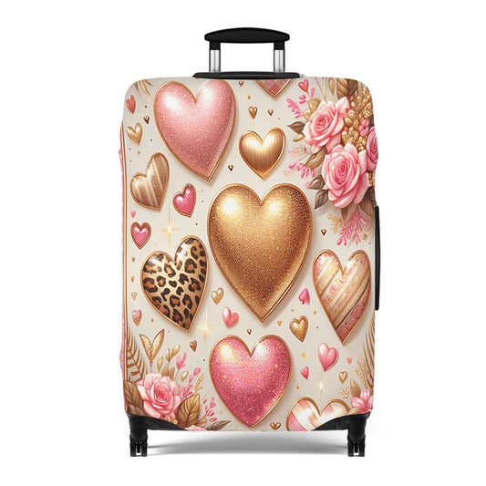 Luggage Cover, Hearts, awd-430