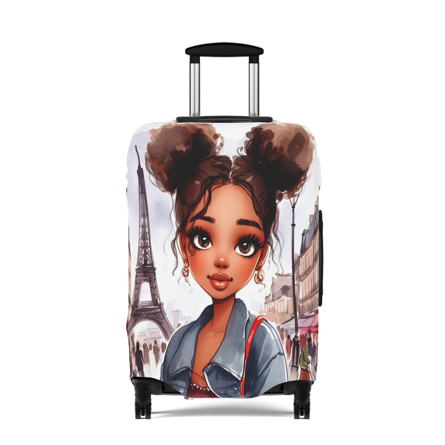 Luggage Cover, Just a Girl Who loves Travelling, awd-2103