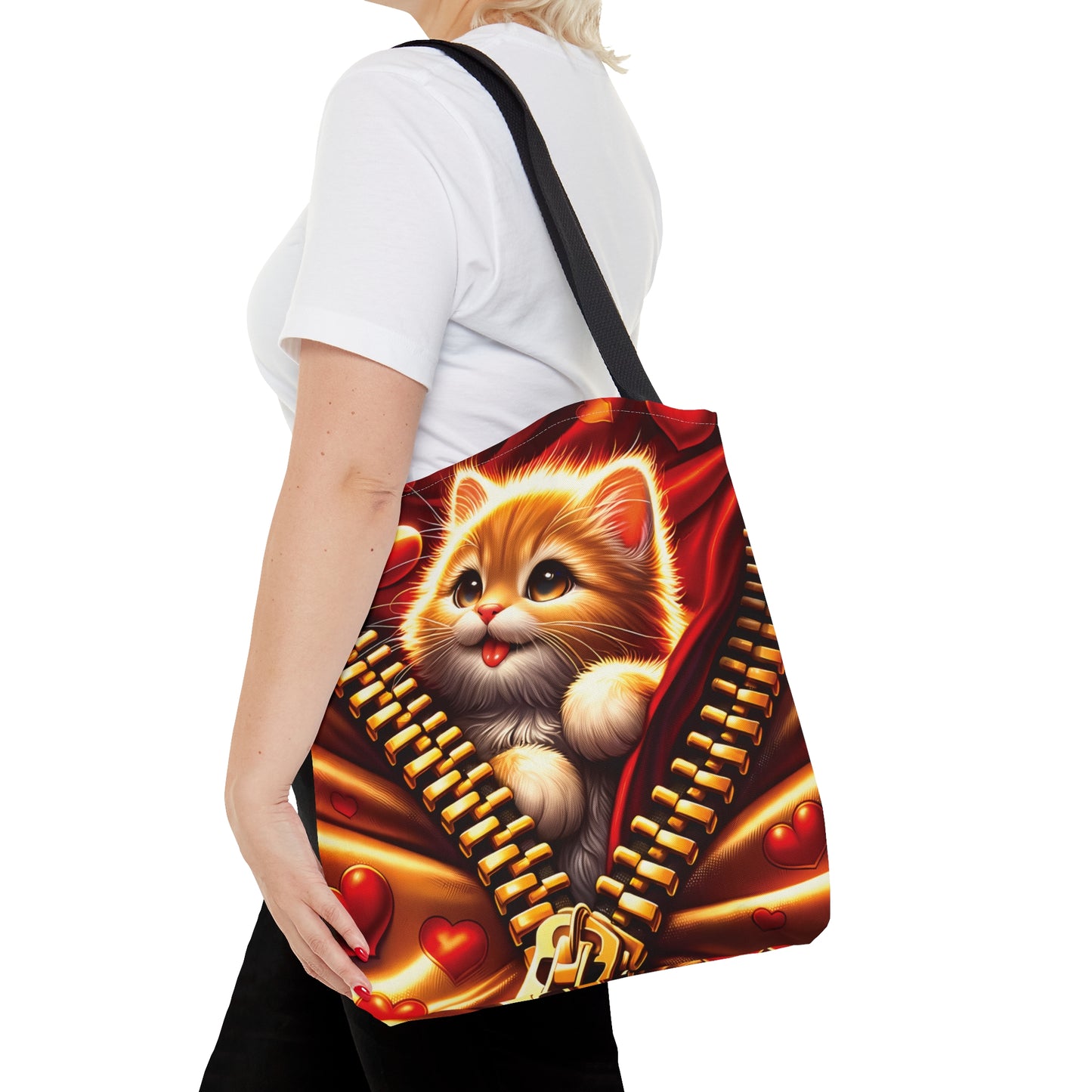 Tote Bag, Cat, Personalised/Non-Personalised Tote bag