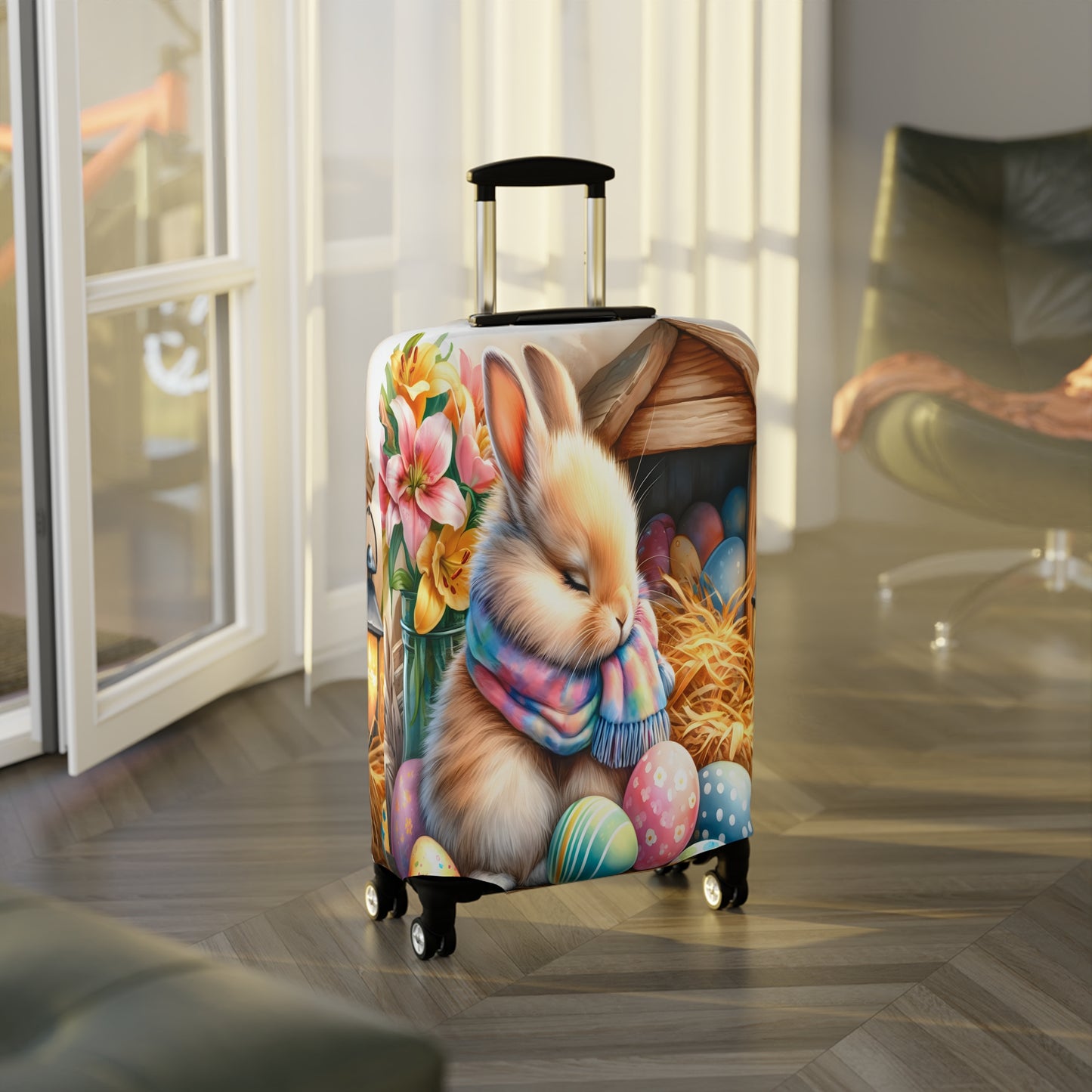 Luggage Cover, Easter, Rabbit, awd-1606