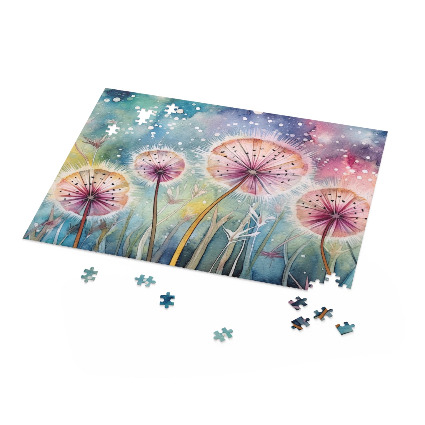 Personalised/Non-Personalised Puzzle, Floral (120, 252, 500-Piece)