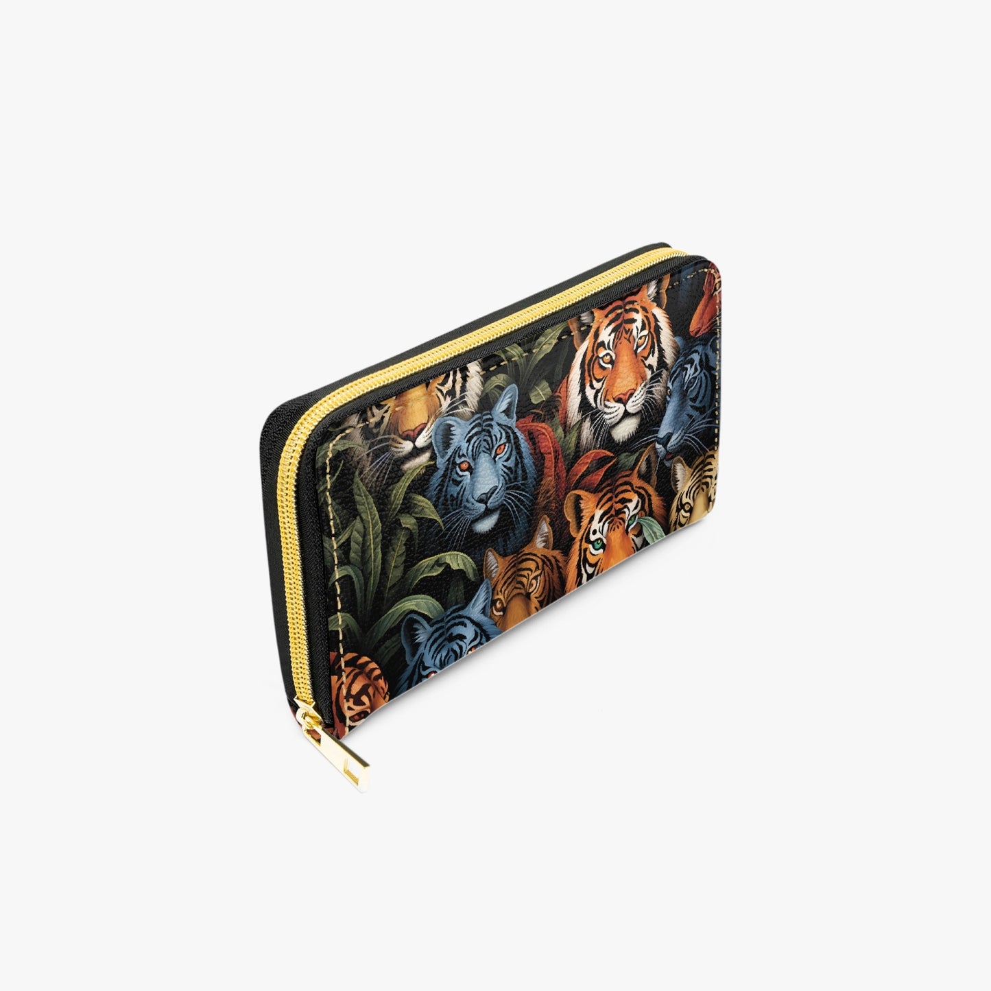 Long Type Zipper Purse - Tiger