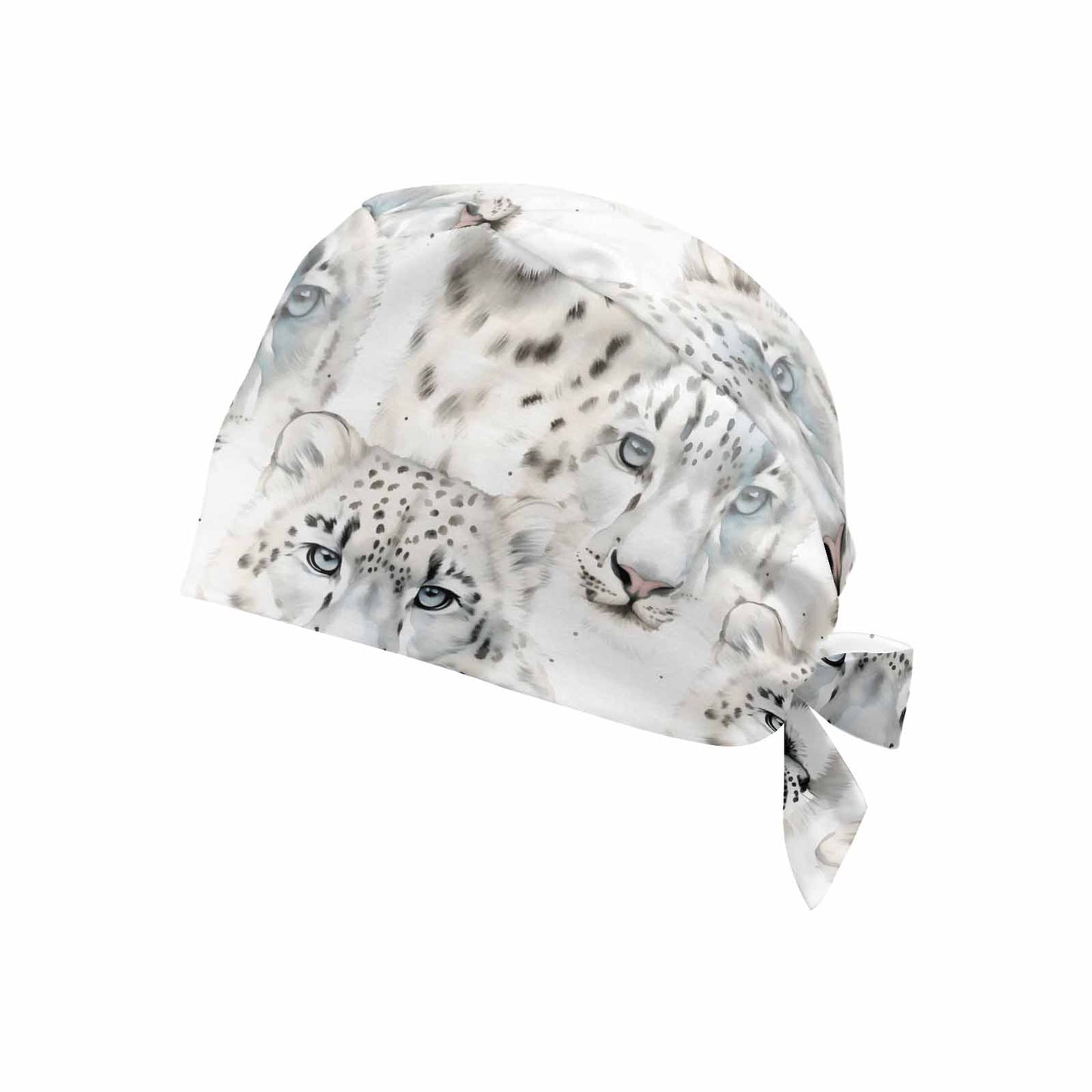 Snow Leopard  Scrub Cap