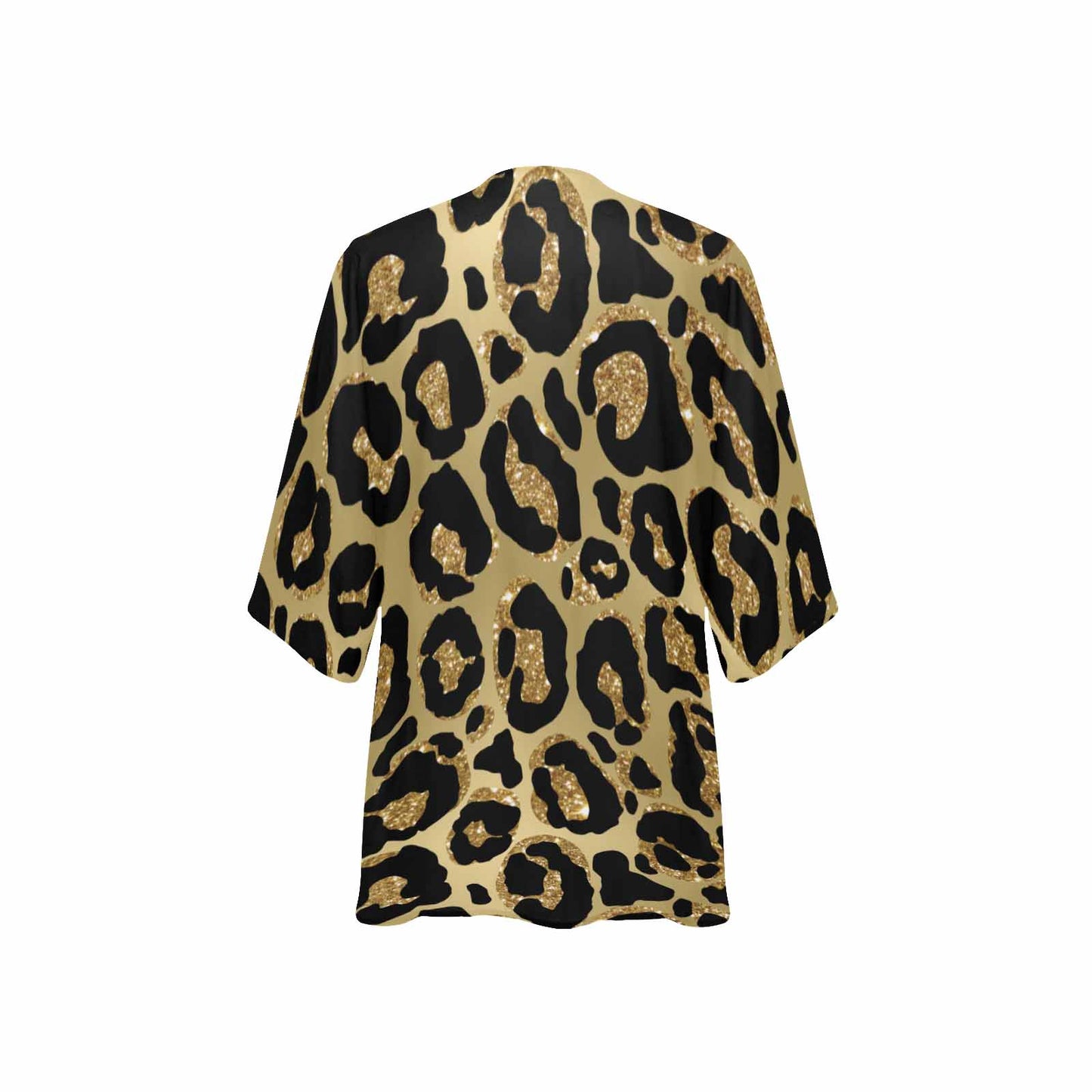 Animal Print 2  Women's Kimono Chiffon Cover Up