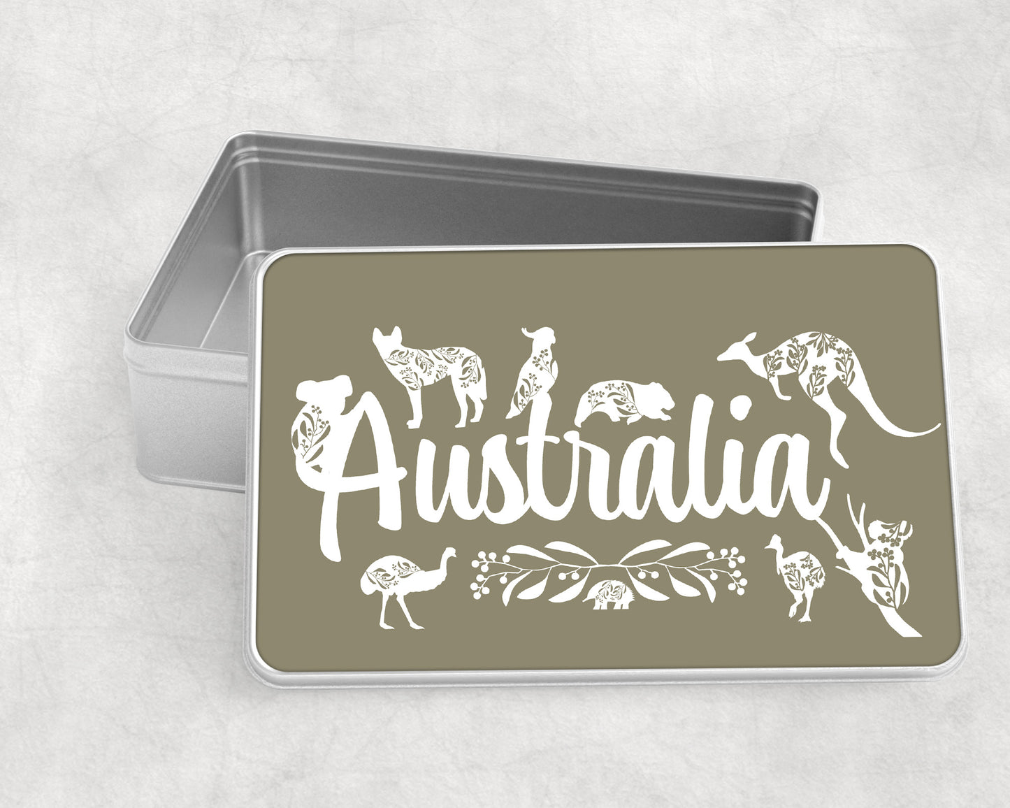 Personalised Storage Tin, Australia Design