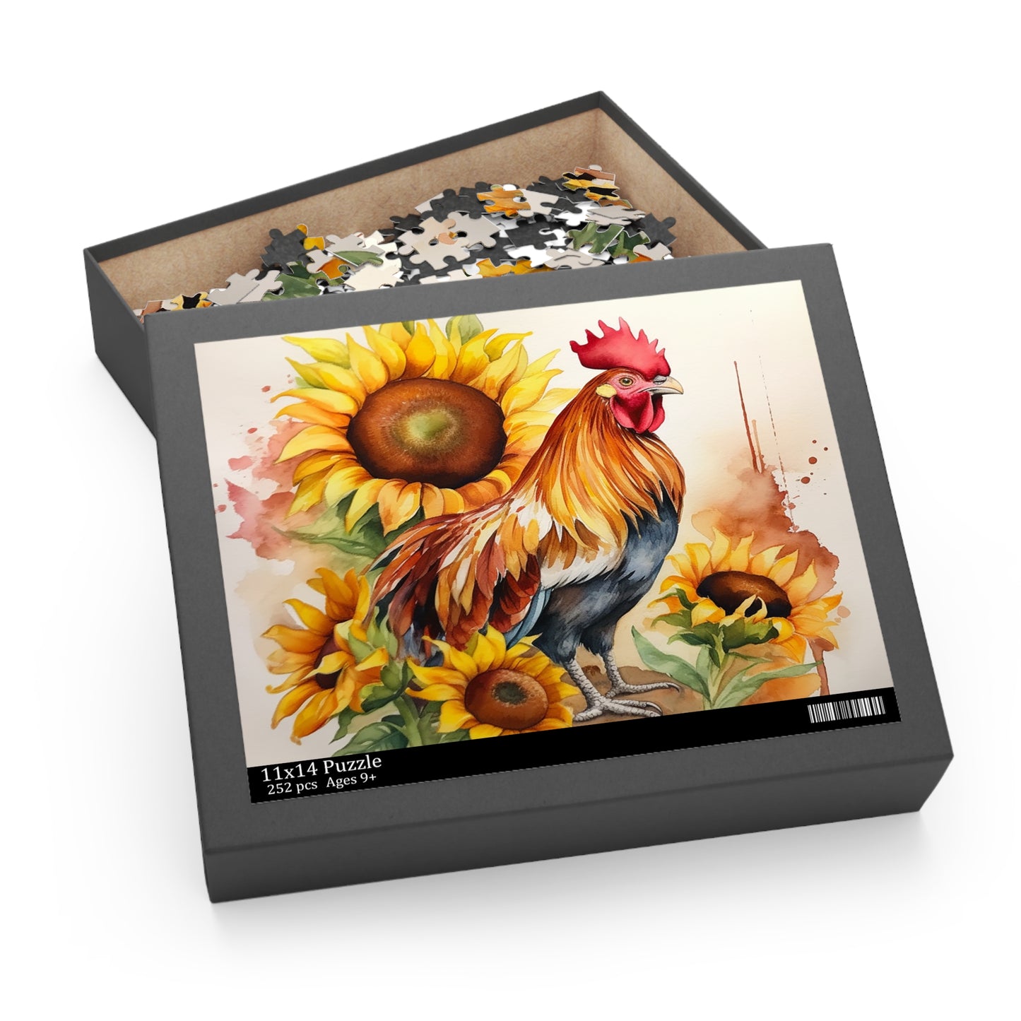 Personalised/Non-Personalised Puzzle, Chicken/Rooster (120, 252, 500-Piece)