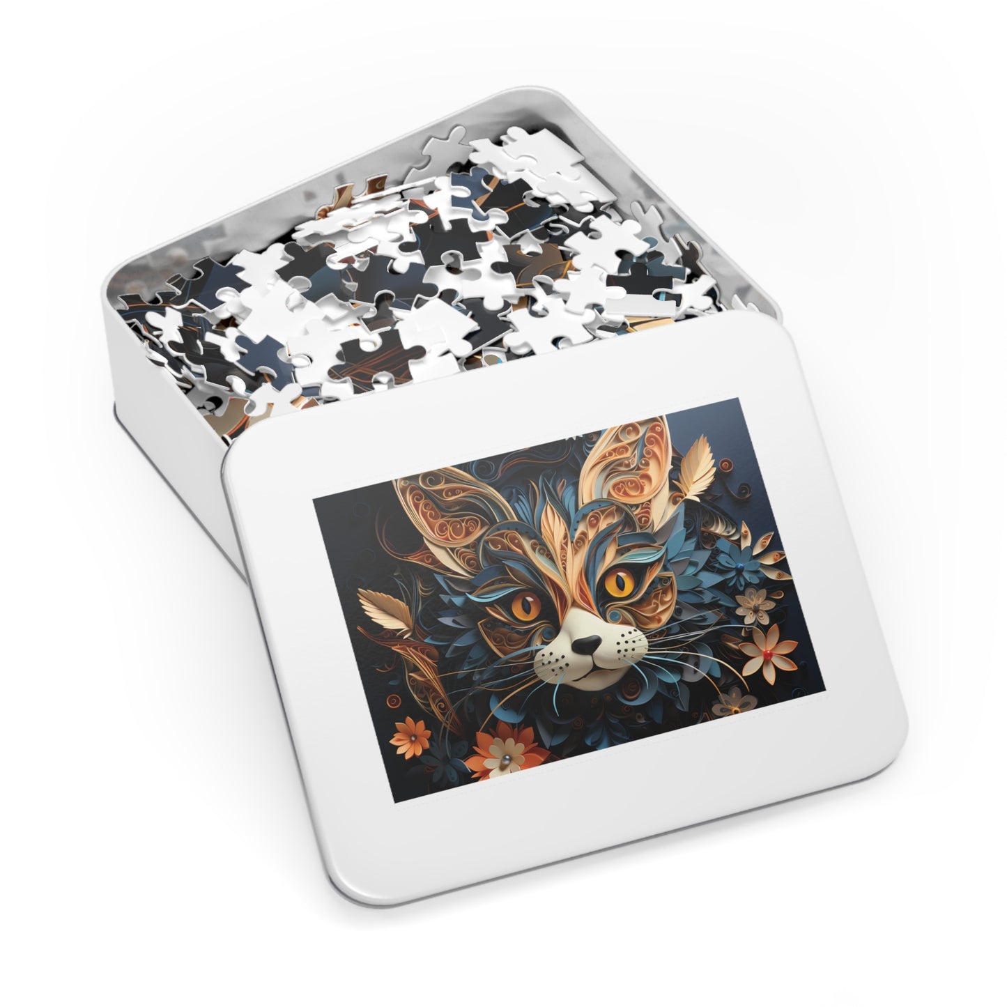 Jigsaw Puzzle, Cat, Personalised/Non-Personalised (30, 110, 252, 500,1000-Piece)