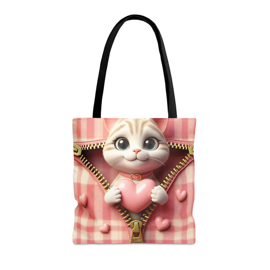 Tote Bag, Cat, Personalised/Non-Personalised Tote bag