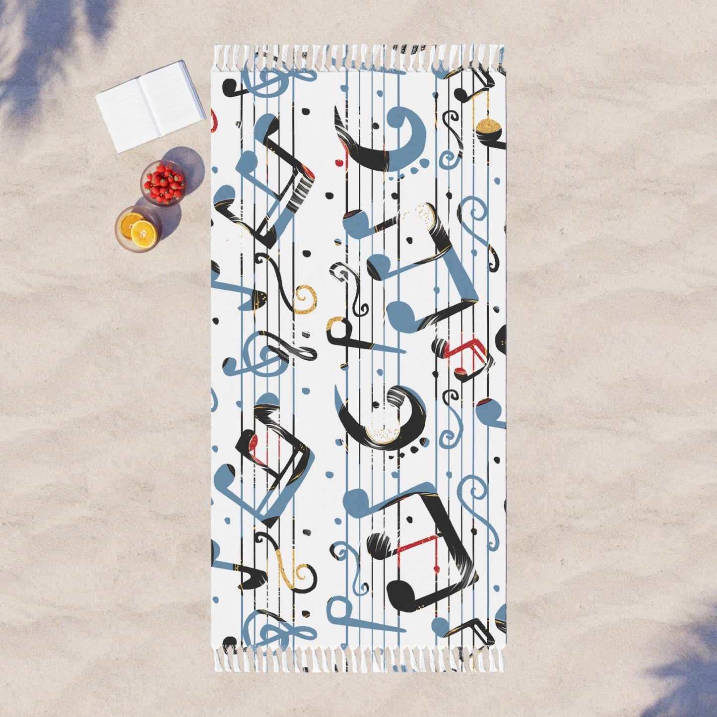 Boho Beach Towel, Music