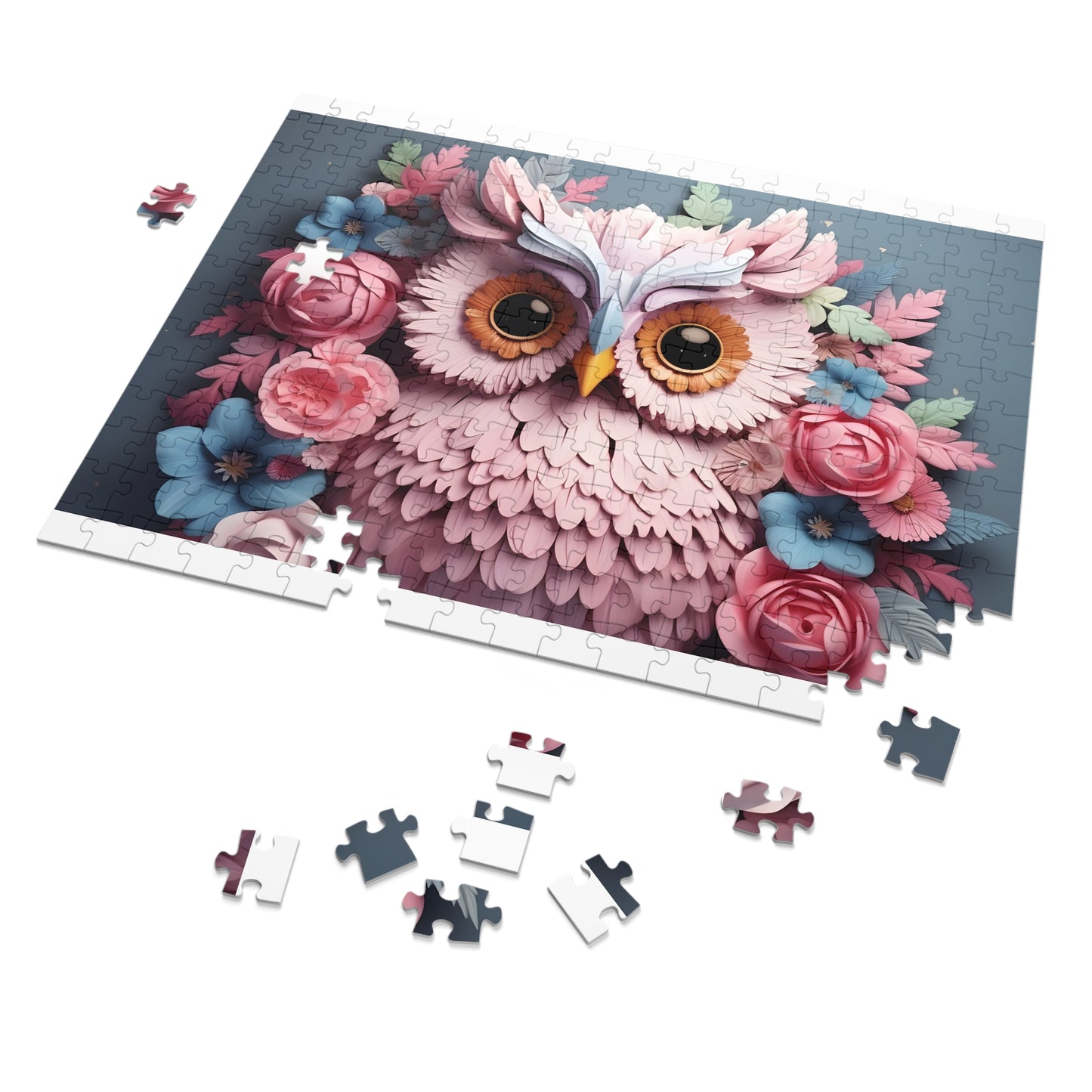 Jigsaw Puzzle, Owl, Personalised/Non-Personalised (30, 110, 252, 500,1000-Piece)