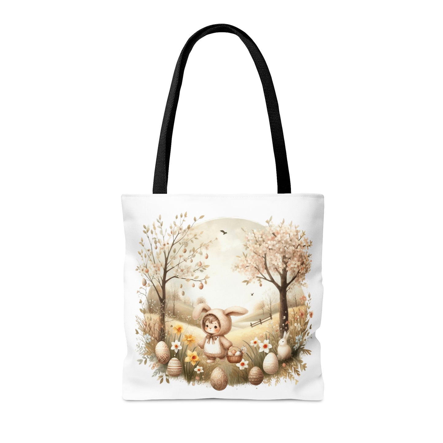 Tote Bag, Easter, Rabbit, Personalised/Non-Personalised Tote bag