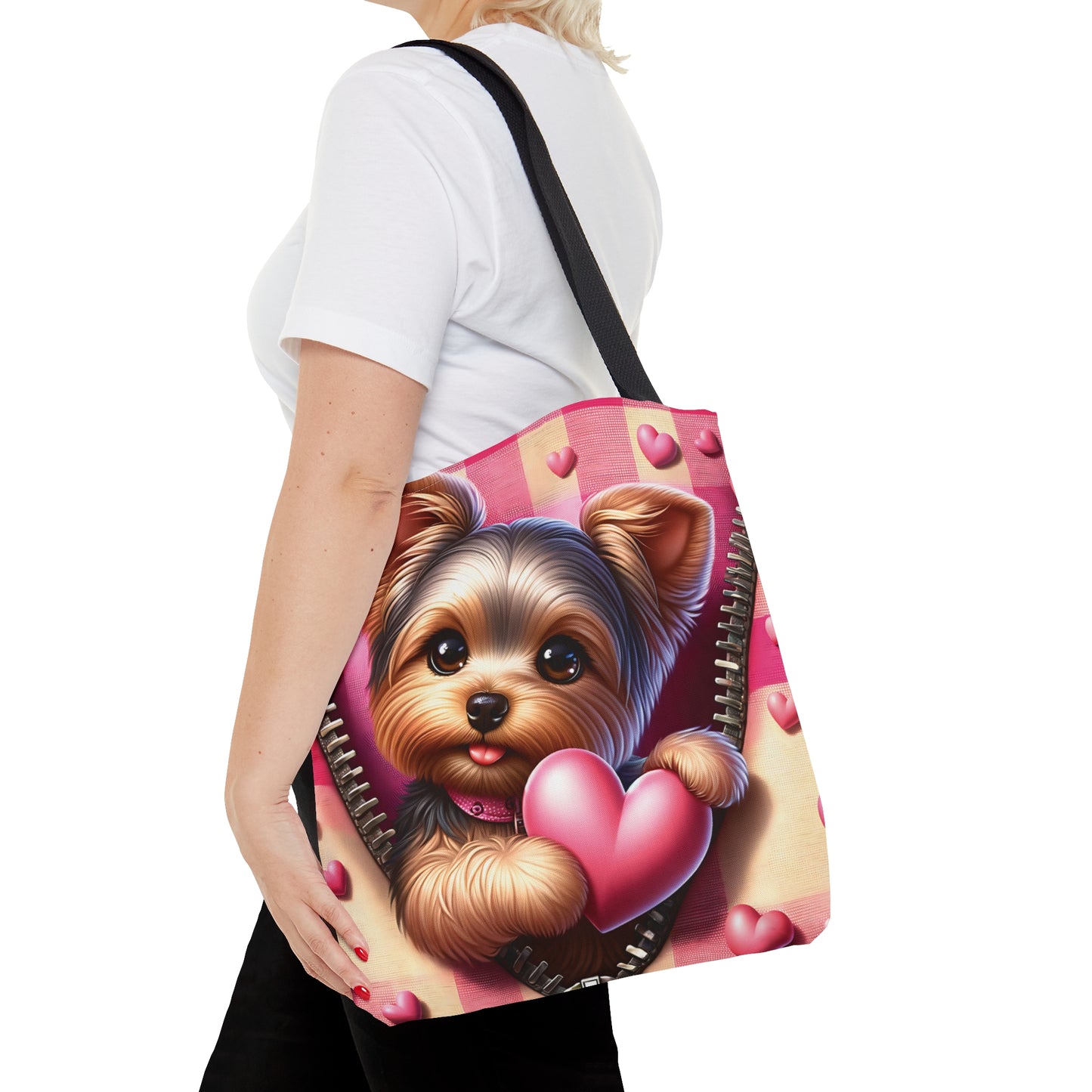 Tote Bag, Cute Dog, Personalised/Non-Personalised Tote bag