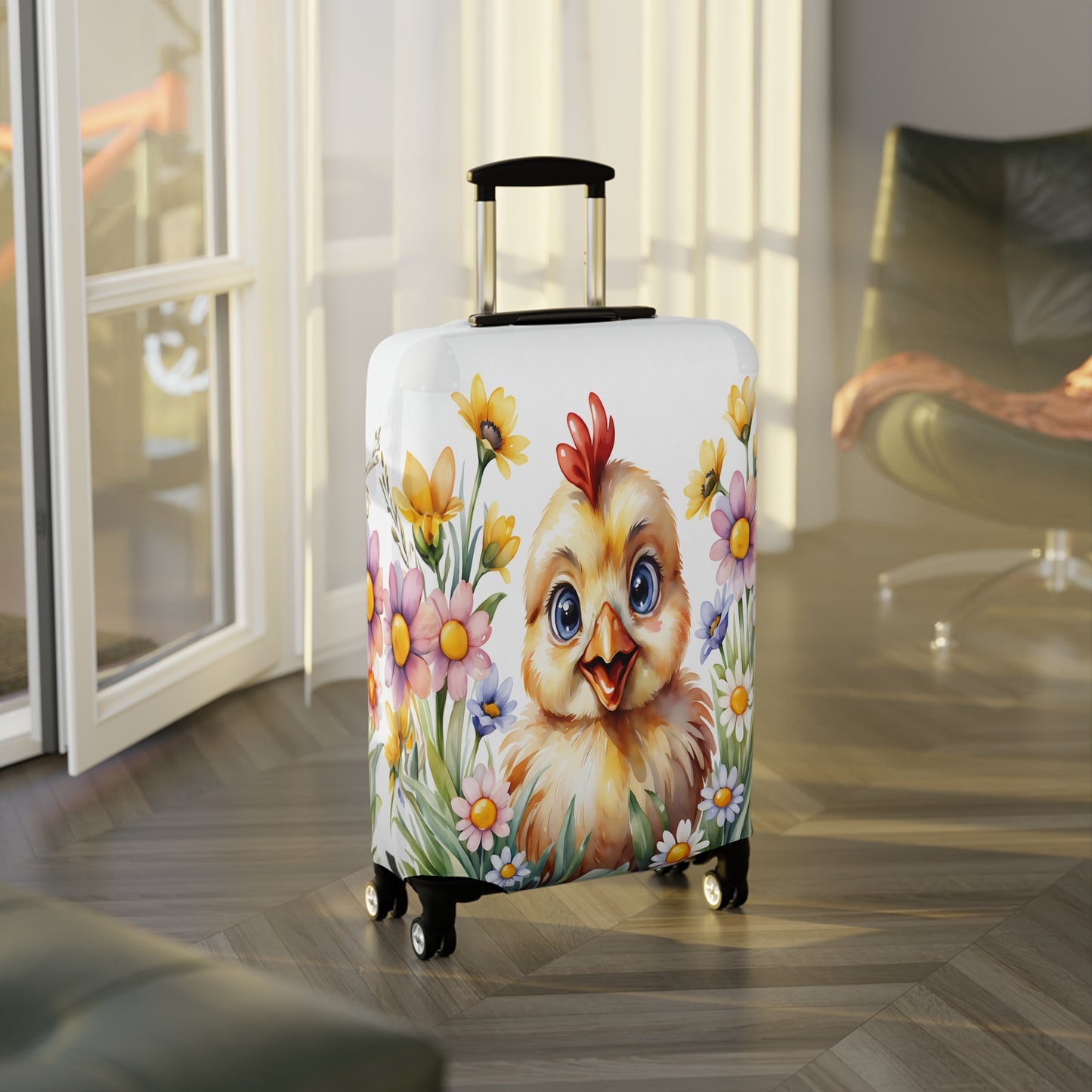 Luggage Cover, Chicken/Rooster, awd-301