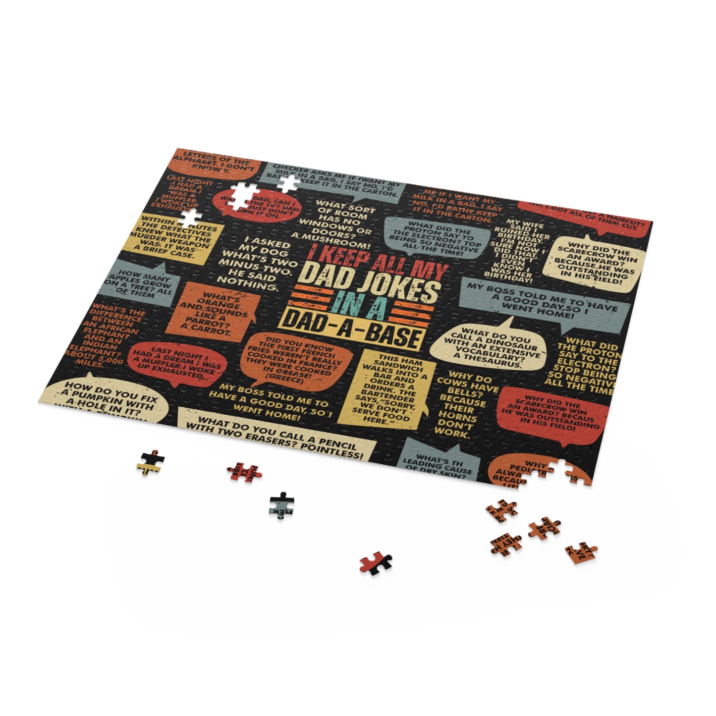 Personalised/Non-Personalised Puzzle, Dad Jokes (120, 252, 500-Piece)