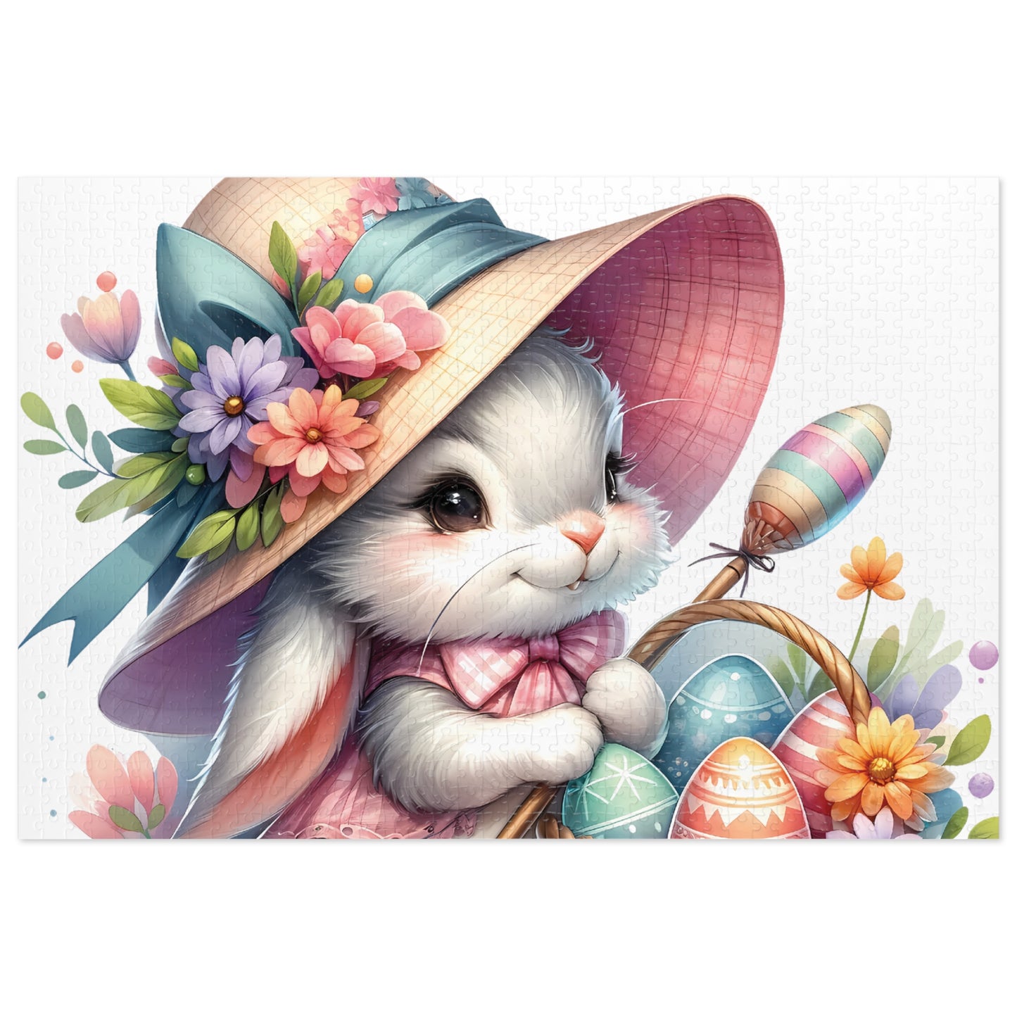 Jigsaw Puzzle, Easter, Easter Rabbit, Personalised/Non-Personalised (30, 110, 252, 500,1000-Piece)