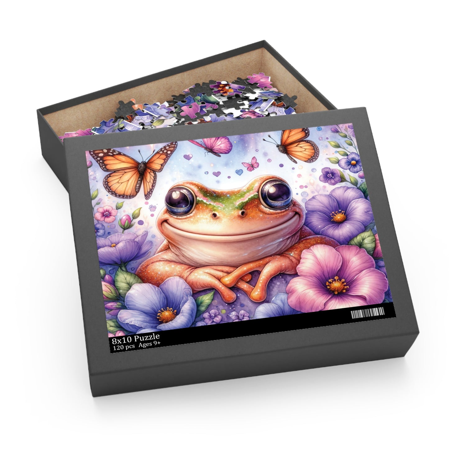 Personalised/Non-Personalised Puzzle, Frog (120, 252, 500-Piece)