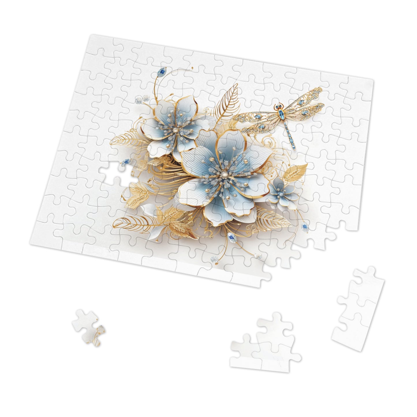 Jigsaw Puzzle, Floral, Personalised/Non-Personalised (30, 110, 252, 500,1000-Piece)