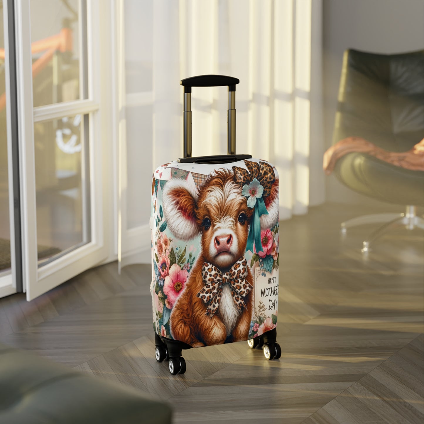 Luggage Cover, Highland Cow, awd-5013