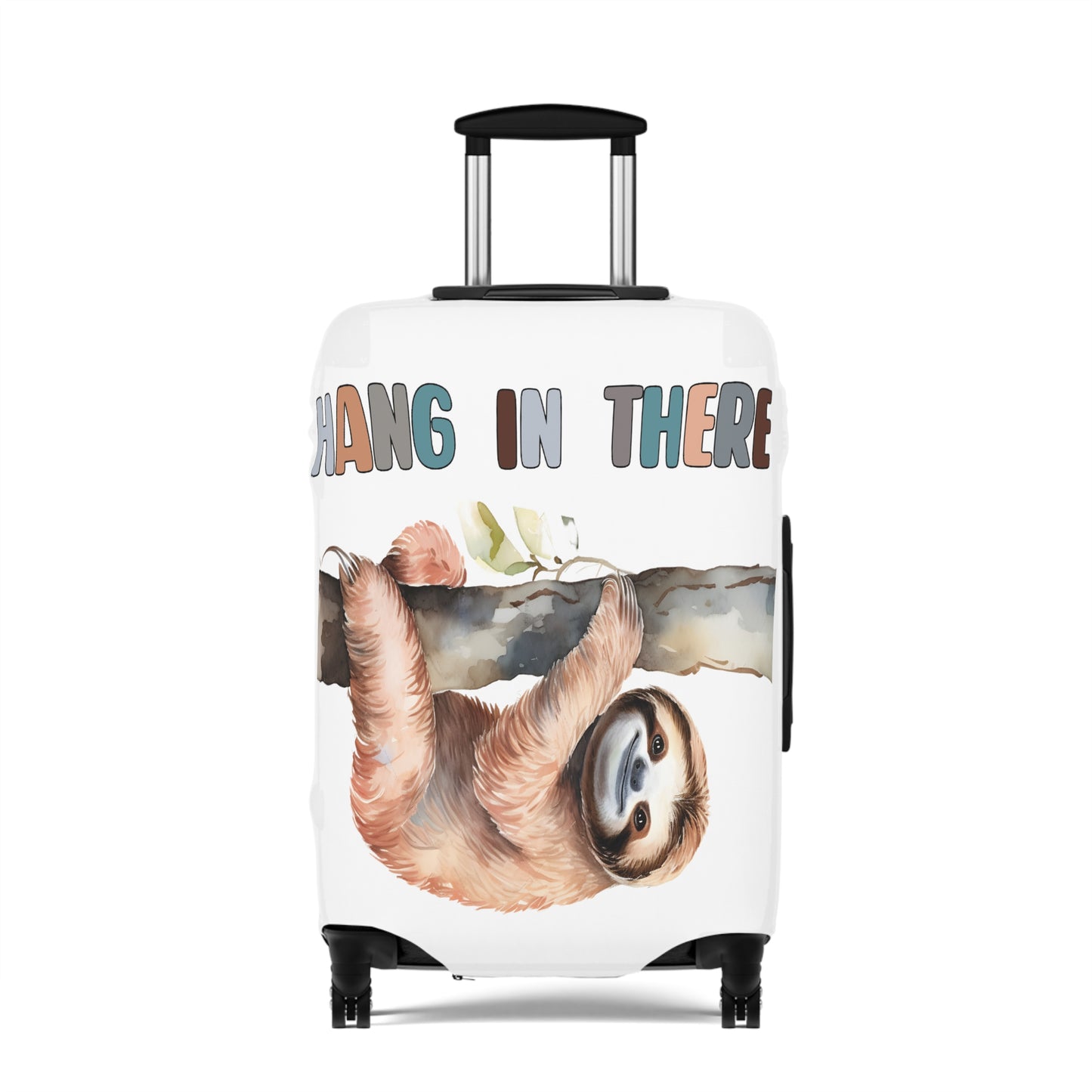 Luggage Cover, Sloth, Hang in there, awd-1058