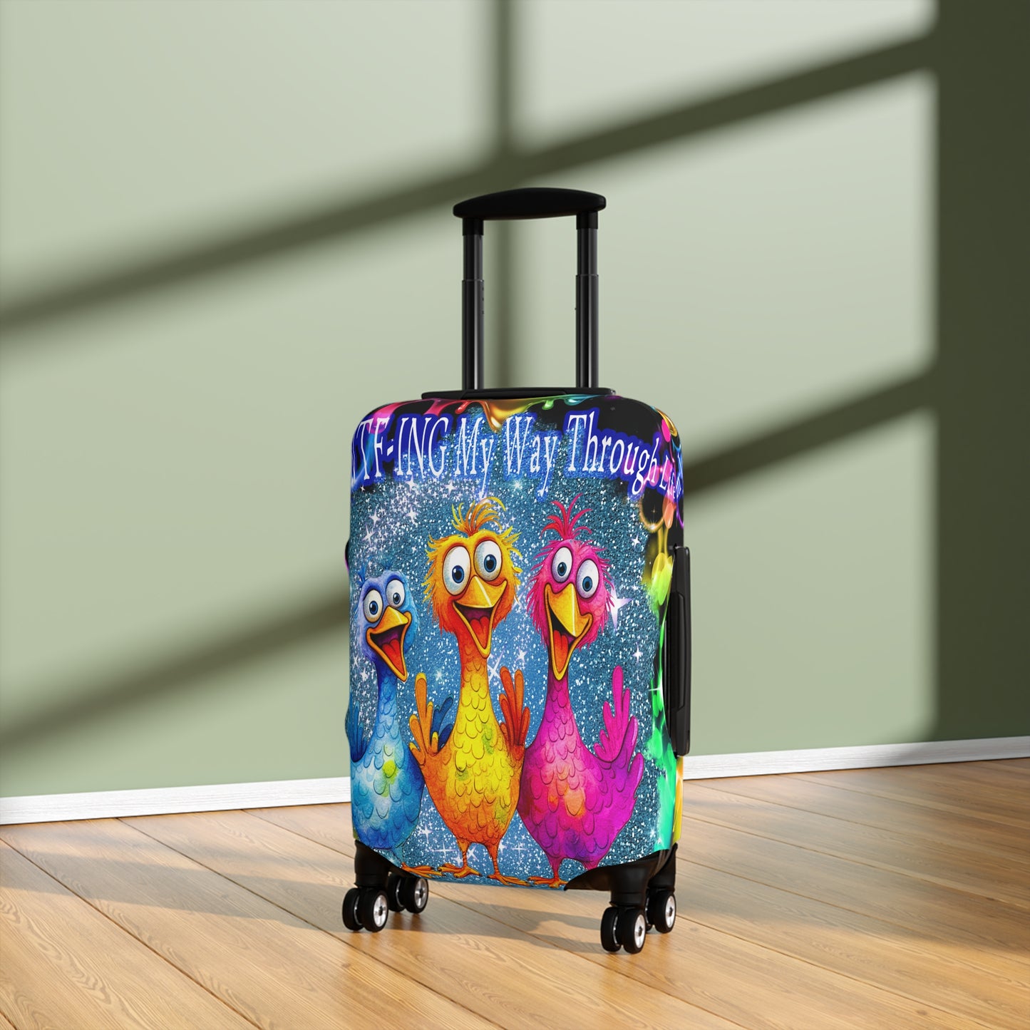 Luggage Cover, Chickens, WTFing my way through, awd-1690