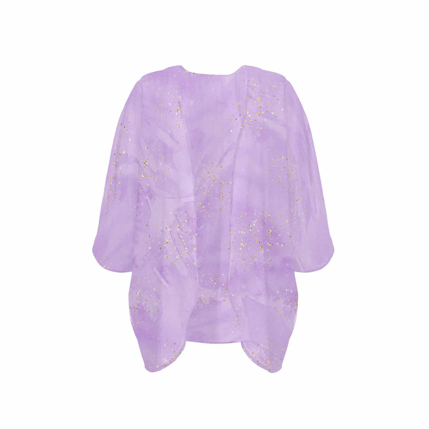 Purple Women's Kimono Chiffon Cover Up