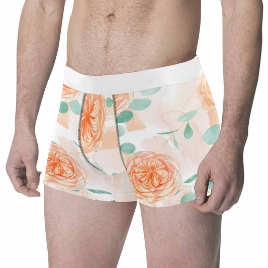 Rose Eucalyptus Men's All Over Print Boxer Briefs (Made In AUS)