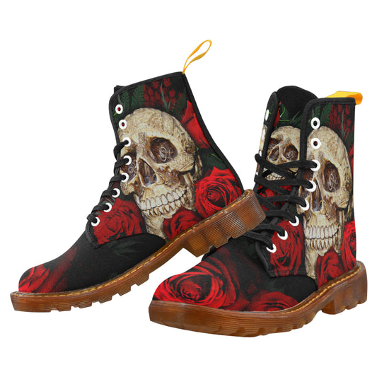 Rose & Skull Martin Boots For Men Model 1203H