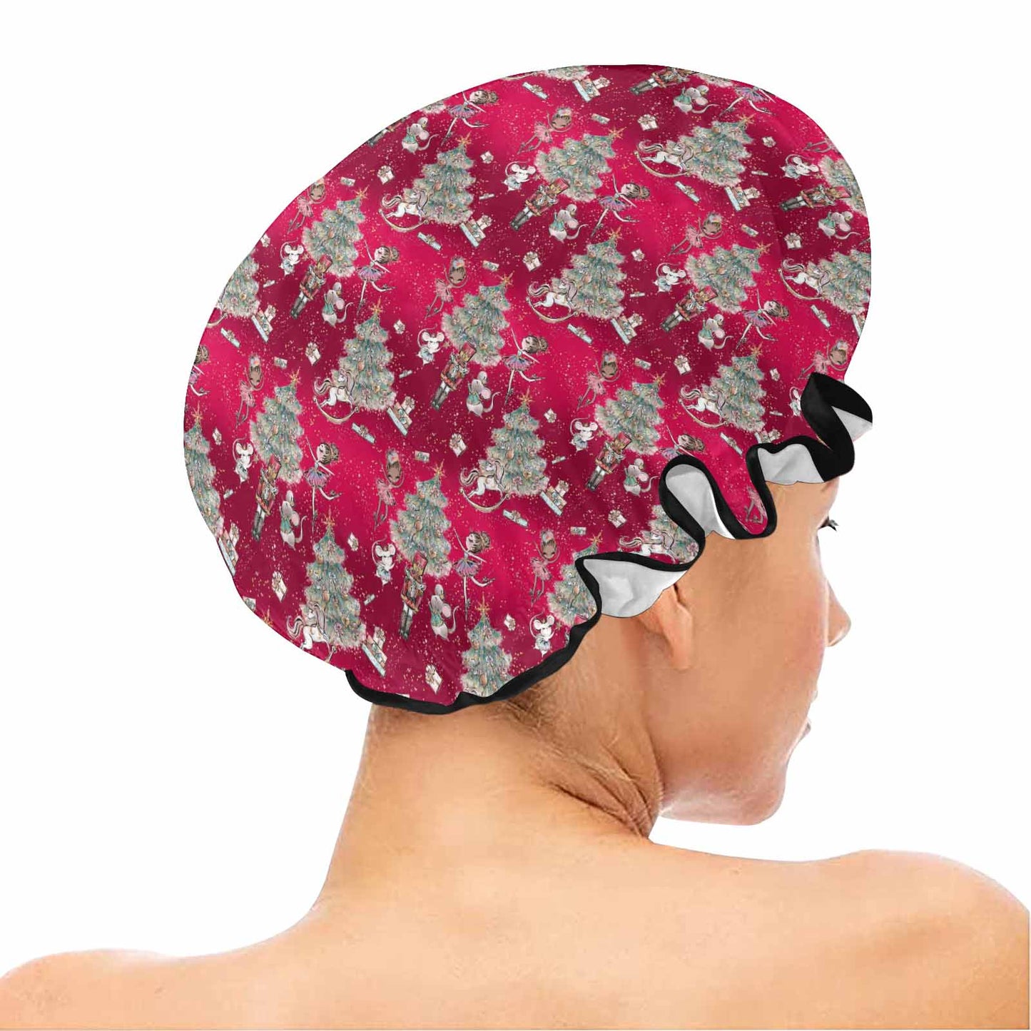 Red Christmas 50  Shower Cap