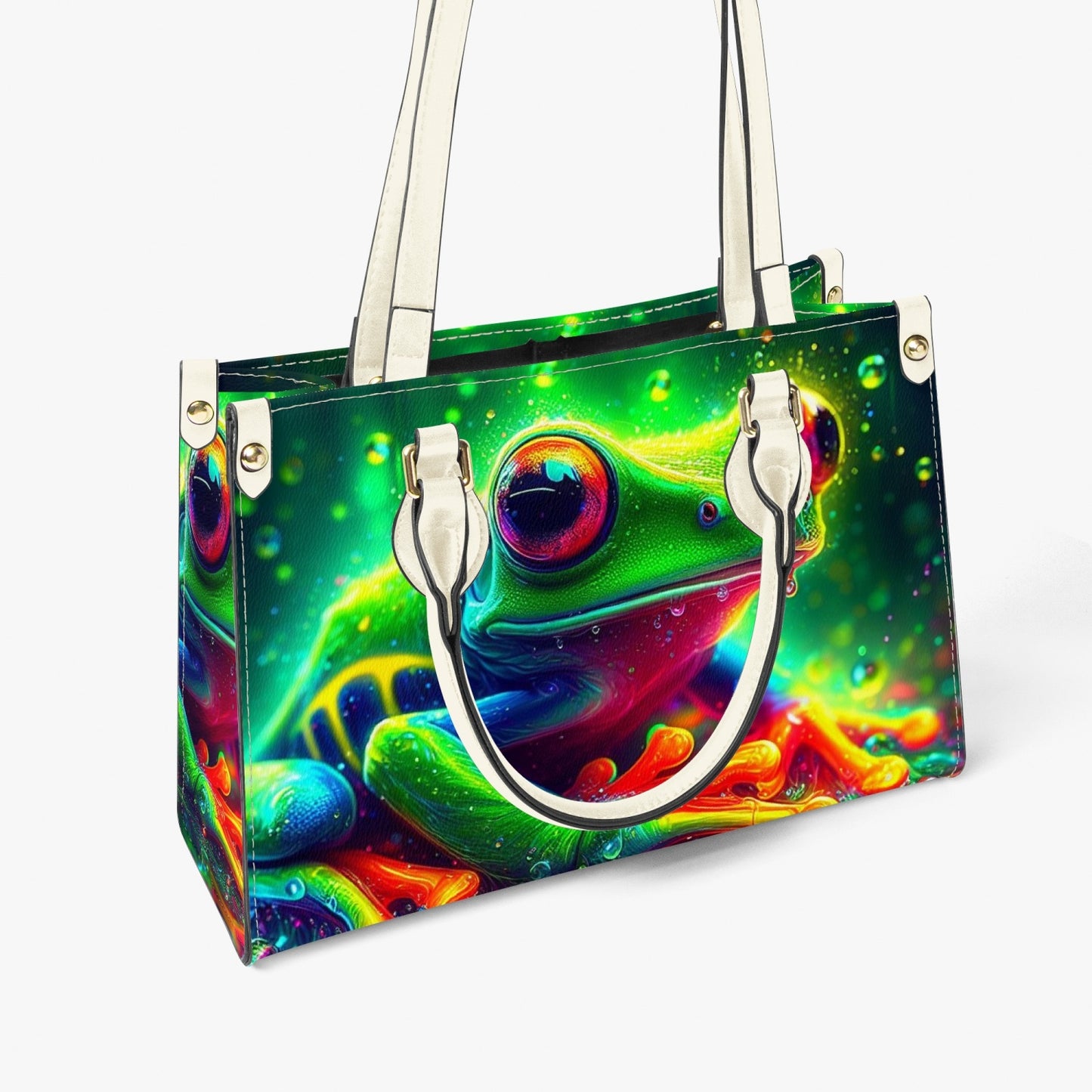 Women's Tote Bag - Long Strap - Frog