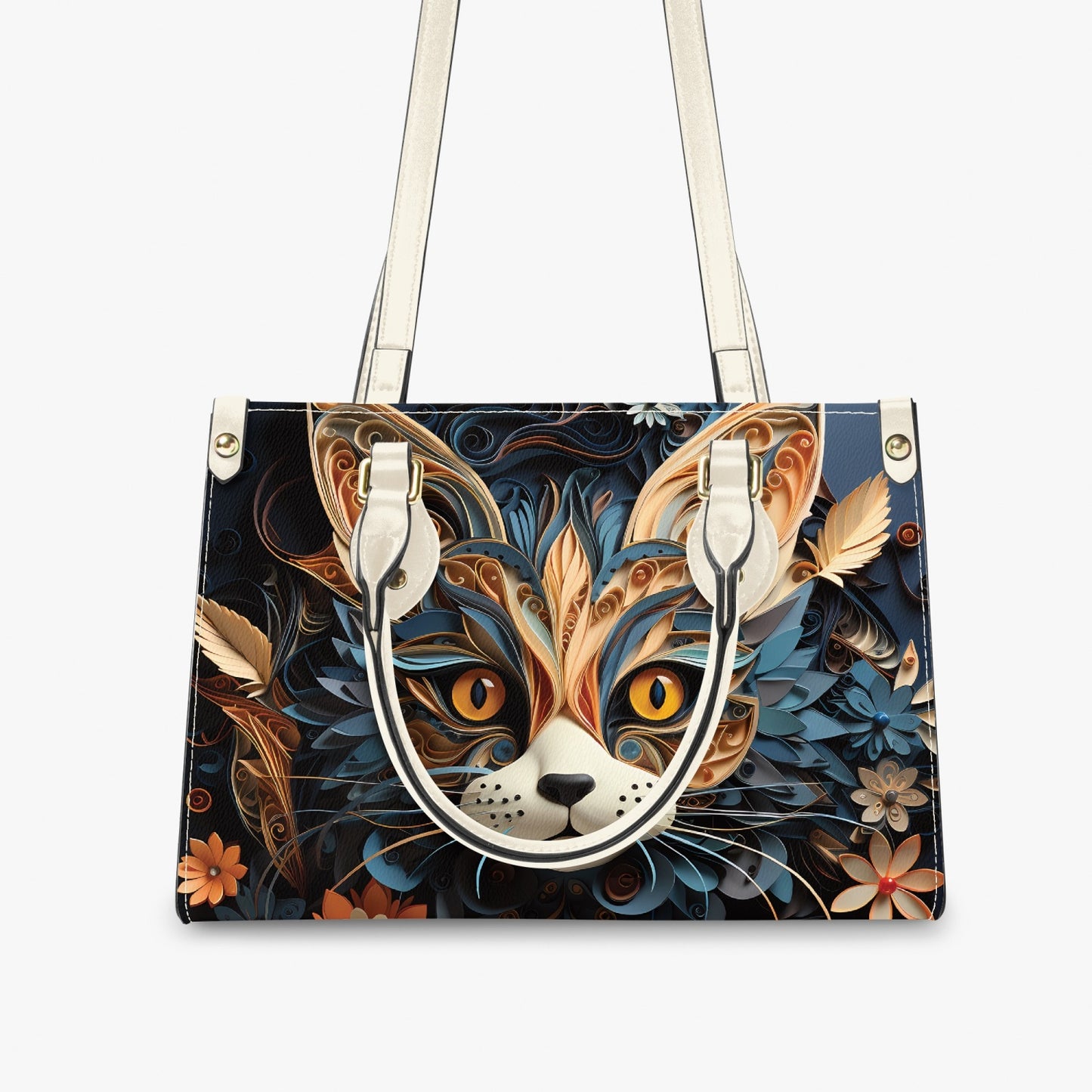 Women's Tote Bag - Long Strap Cat