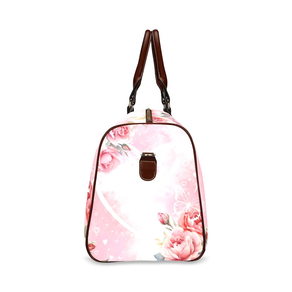 roses1 Waterproof Travel Bag/Small (Model 1639)