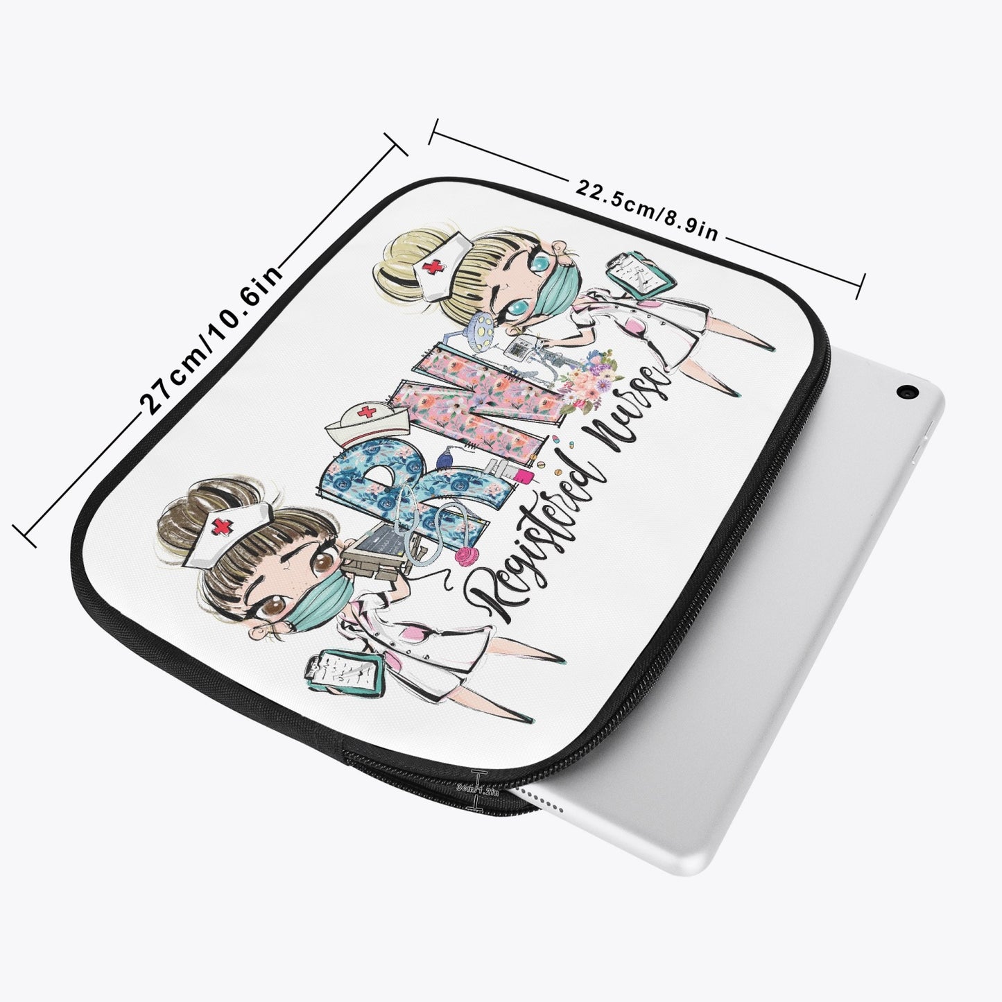 Tablet Sleeve - Nurse, Rn, Registered Nurse, awd-639