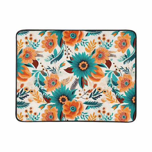 Boho Retro Floral  Beach Mats 78"x 60"