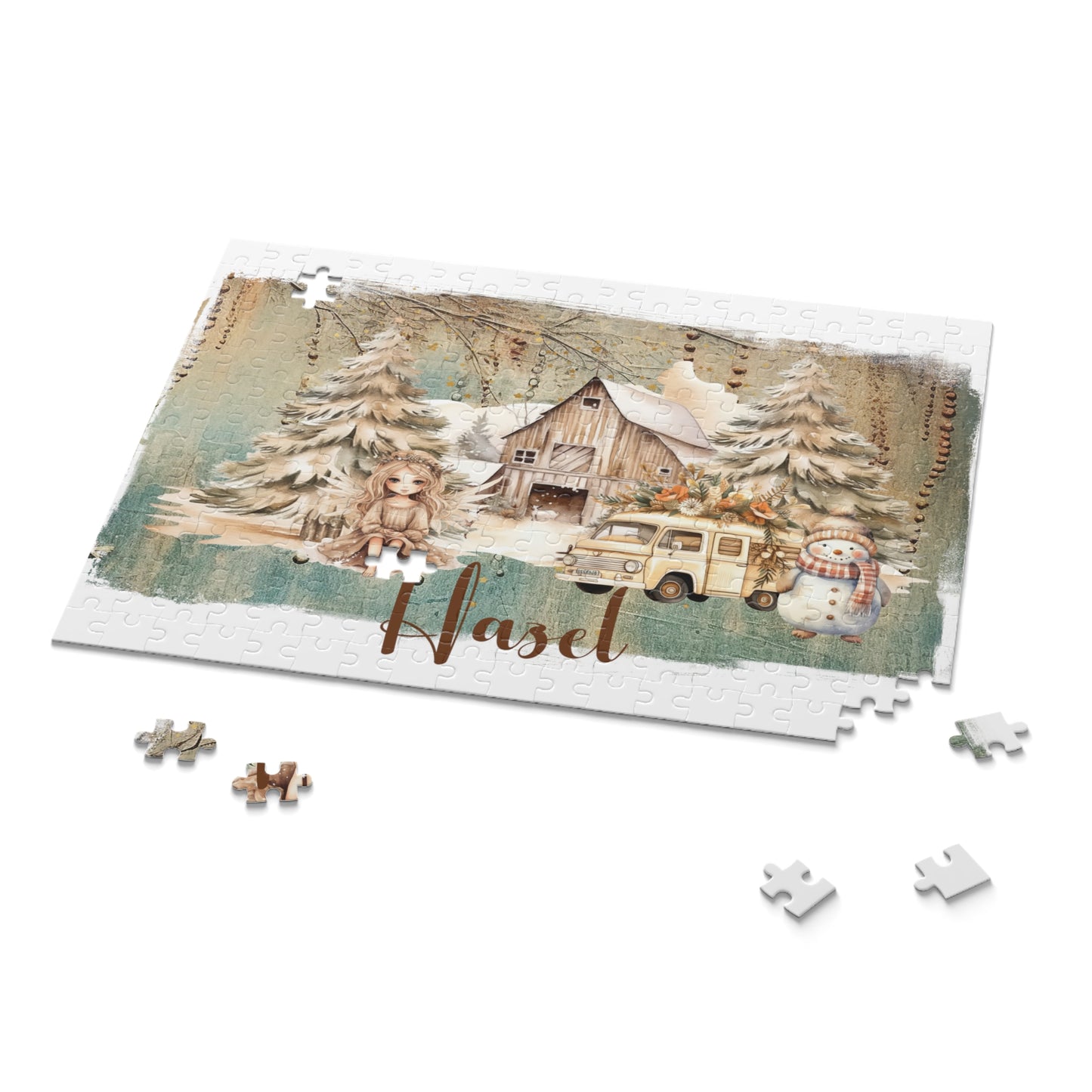 Puzzle, Boho Country Fairy, Personalised/Non-Personalised, (120, 252, 500-Piece)