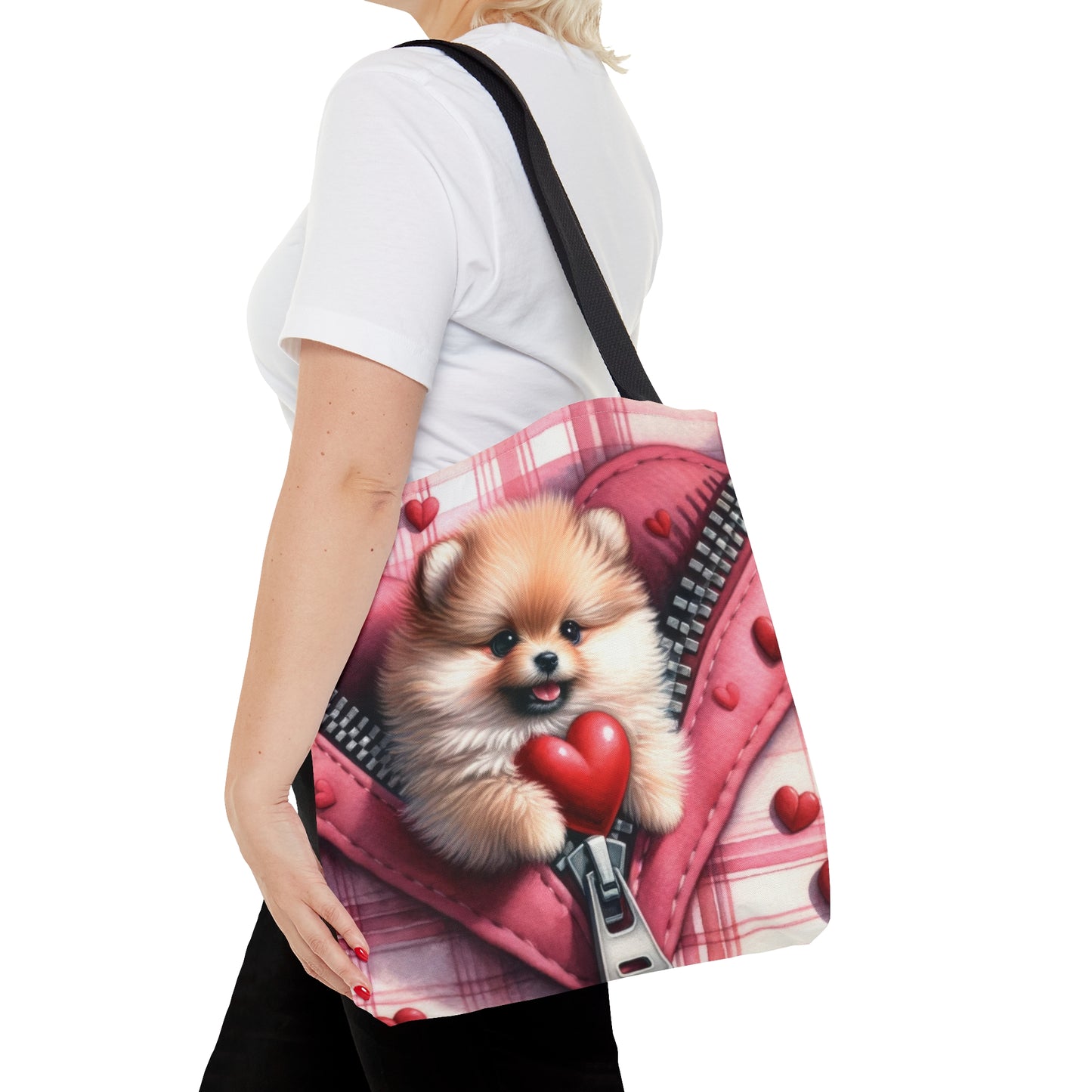 Tote Bag, Cute Dog, Personalised/Non-Personalised Tote bag