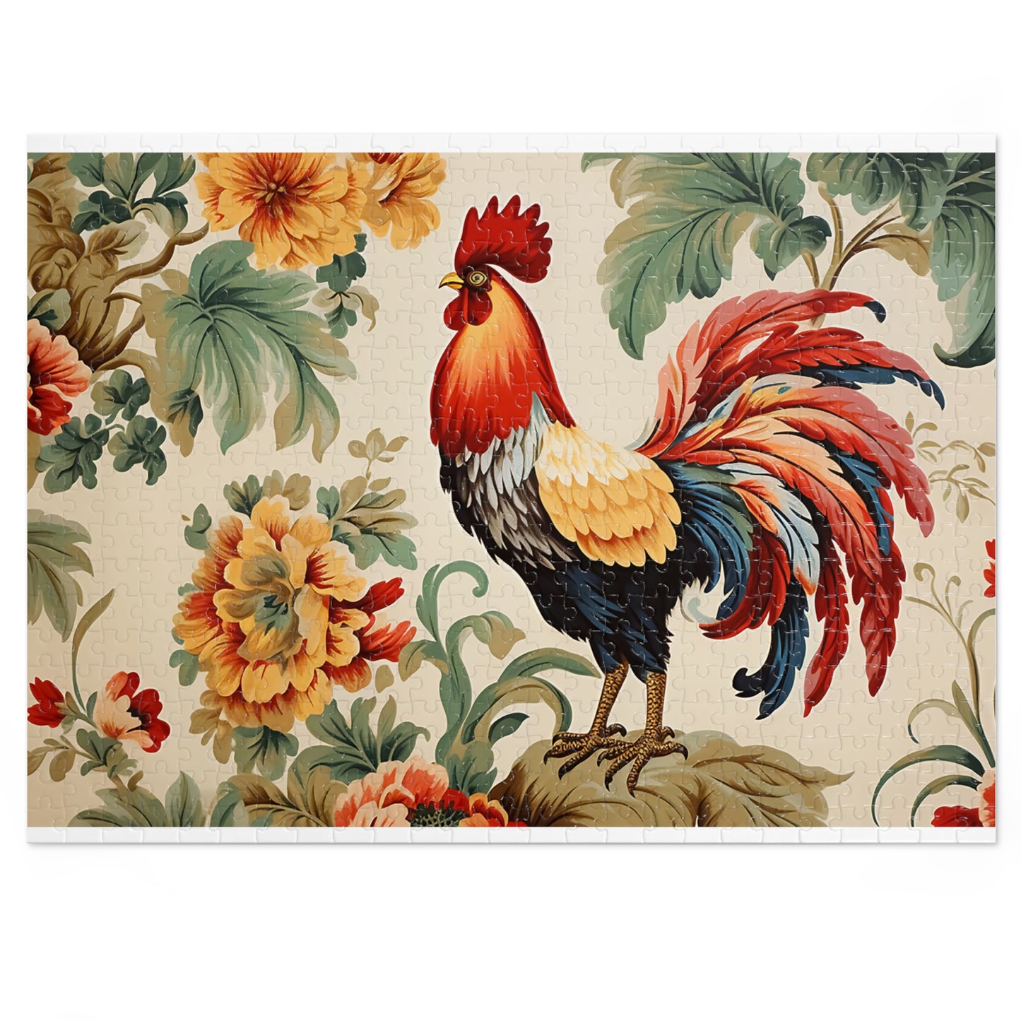 Jigsaw Puzzle, Chicken/Rooster, Personalised/Non-Personalised (30, 110, 252, 500,1000-Piece)