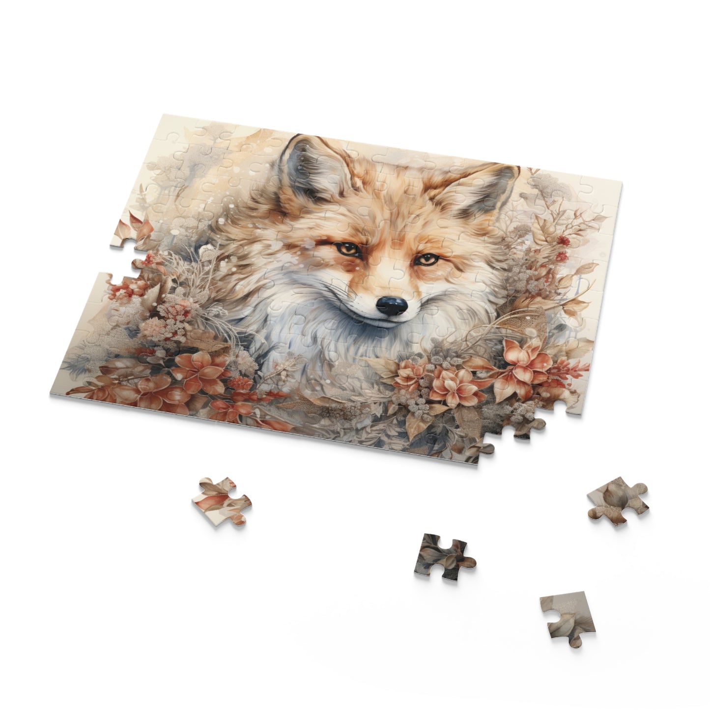 Personalised/Non-Personalised Puzzle, Fox (120, 252, 500-Piece)