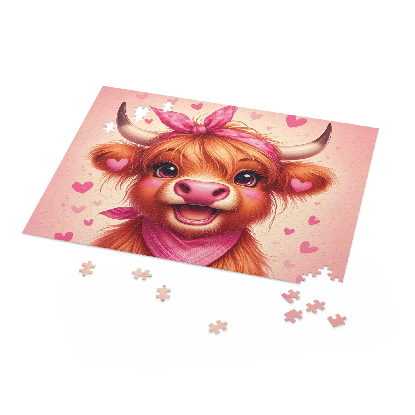 Puzzle, Highland Cow  (120, 252, 500-Piece) awd-616