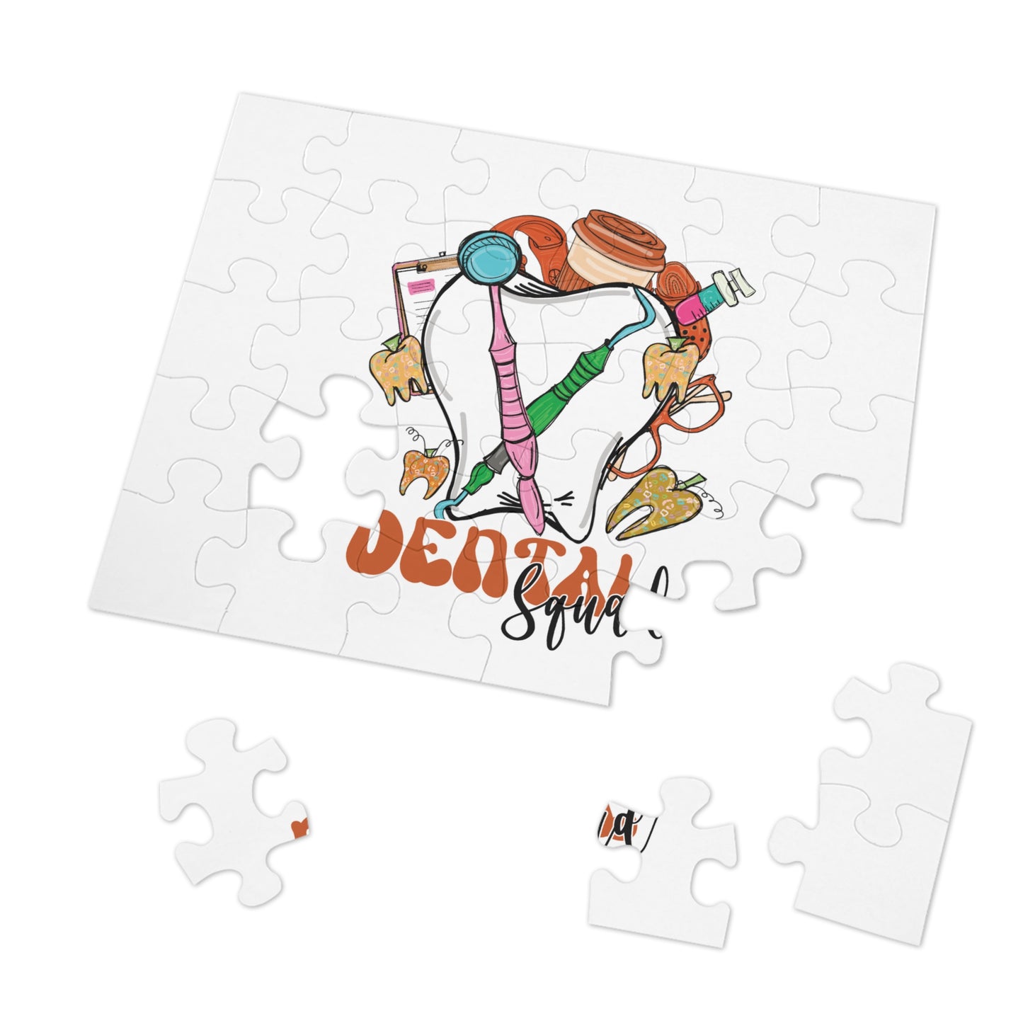 Jigsaw Puzzle, Dental Squad, Personalised/Non-Personalised (30, 110, 252, 500,1000-Piece)