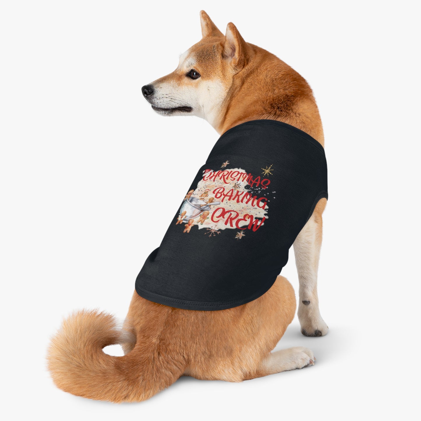 Pet Tank Top, Christmas Baking Crew, Christmas Pet Tank Top