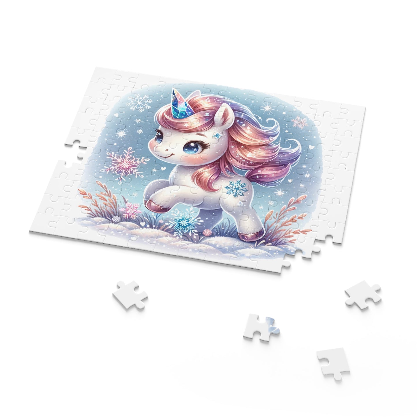 Personalised/Non-Personalised Puzzle, Unicorn (120, 252, 500-Piece)