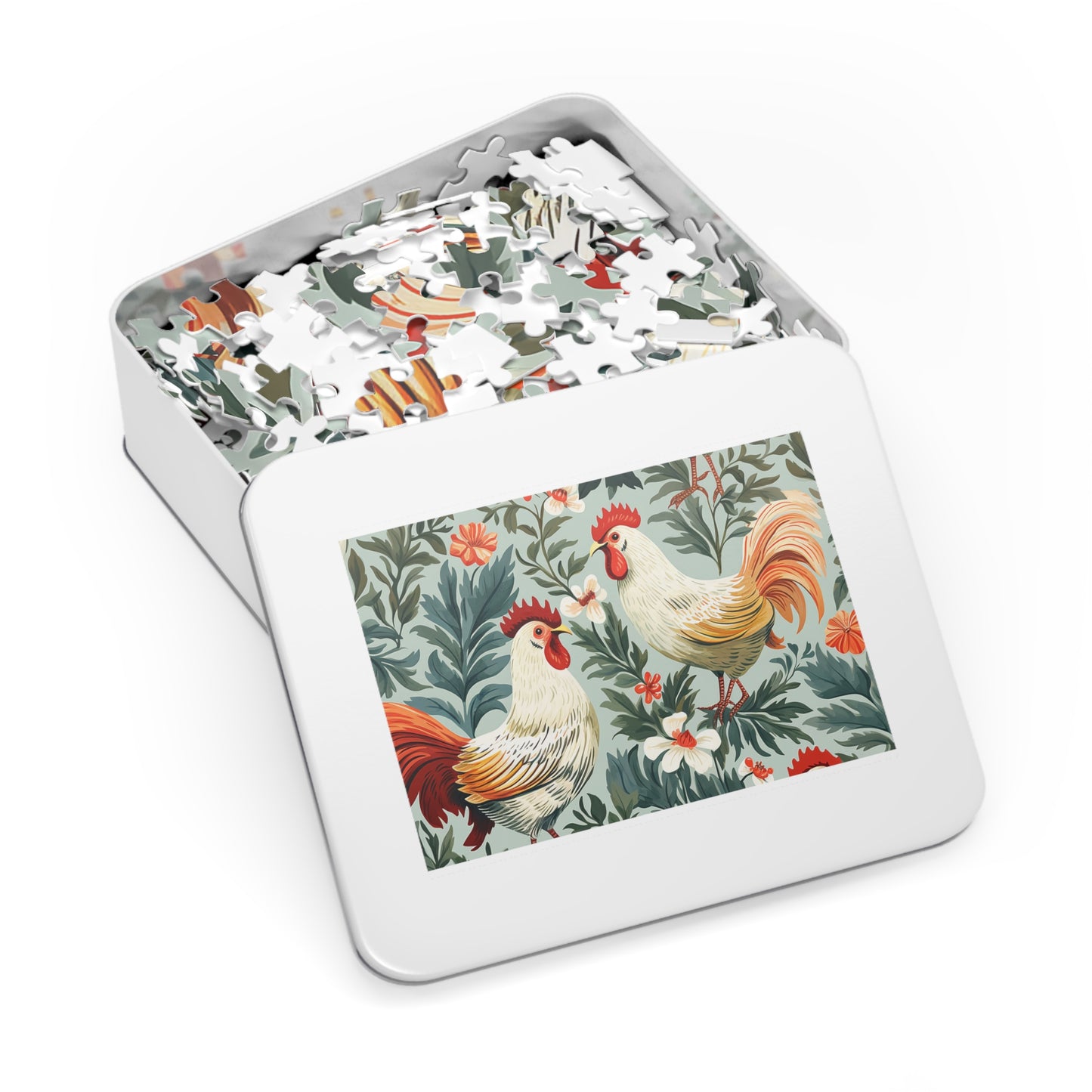 Jigsaw Puzzle, Chicken/Rooster, Personalised/Non-Personalised (30, 110, 252, 500,1000-Piece)