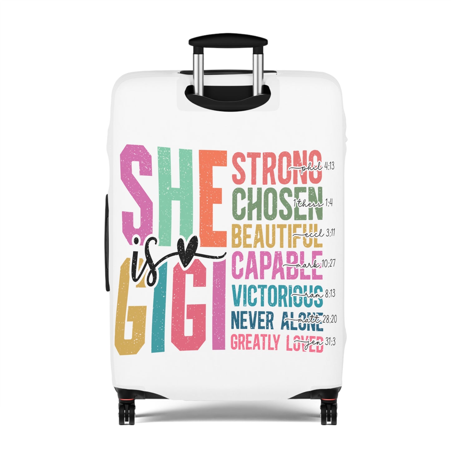 Luggage Cover, She is GiGi, awd-5019