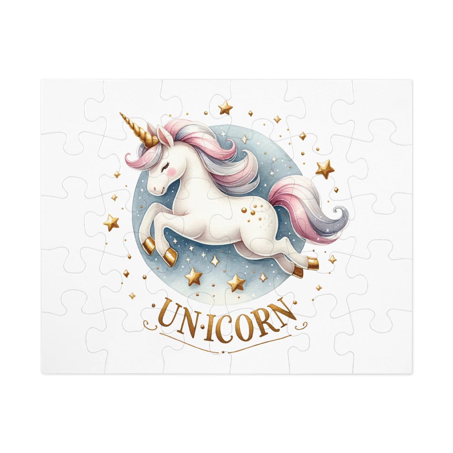 Jigsaw Puzzle, Unicorn, Personalised/Non-Personalised (30, 110, 252, 500,1000-Piece)