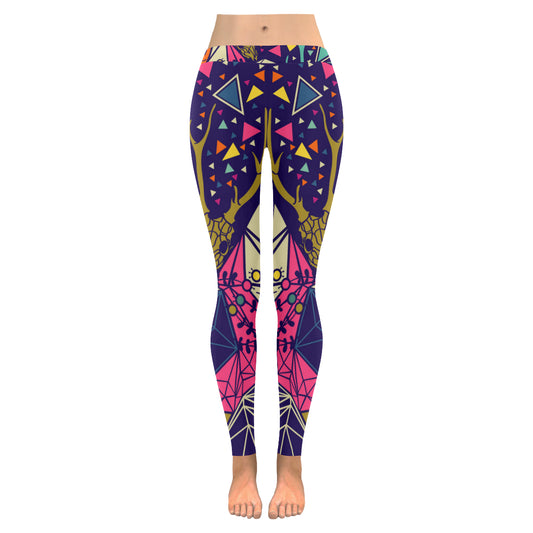 Yoga Pants Women's Low Rise Leggings (Invisible Stitch)