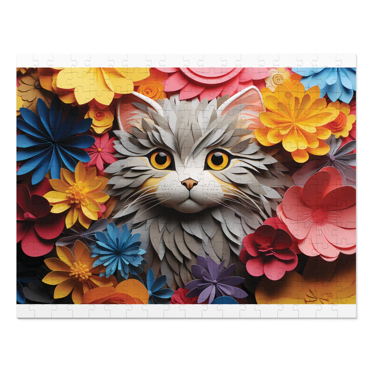 Jigsaw Puzzle, Cat, Personalised/Non-Personalised (30, 110, 252, 500,1000-Piece)