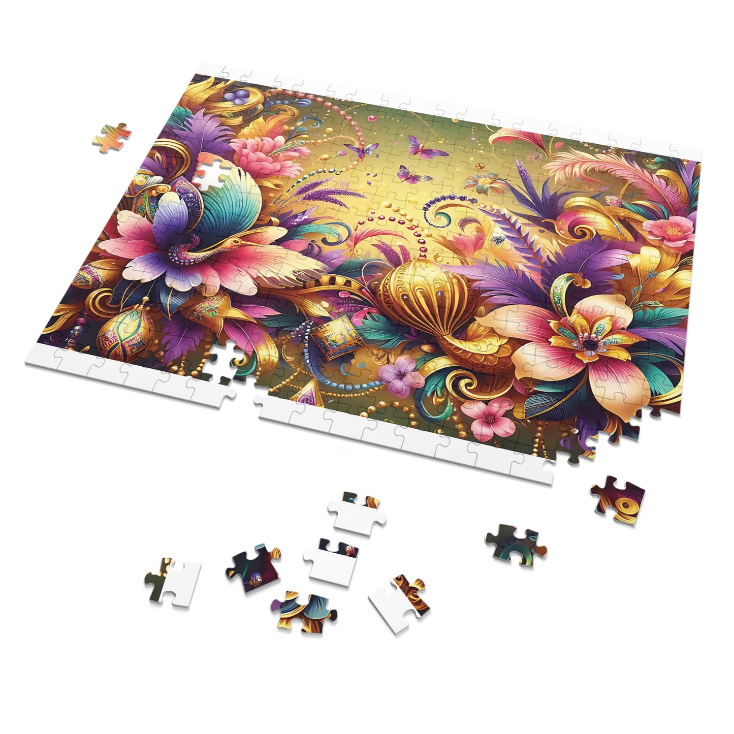 Jigsaw Puzzle, Floral, Personalised/Non-Personalised (30, 110, 252, 500,1000-Piece)