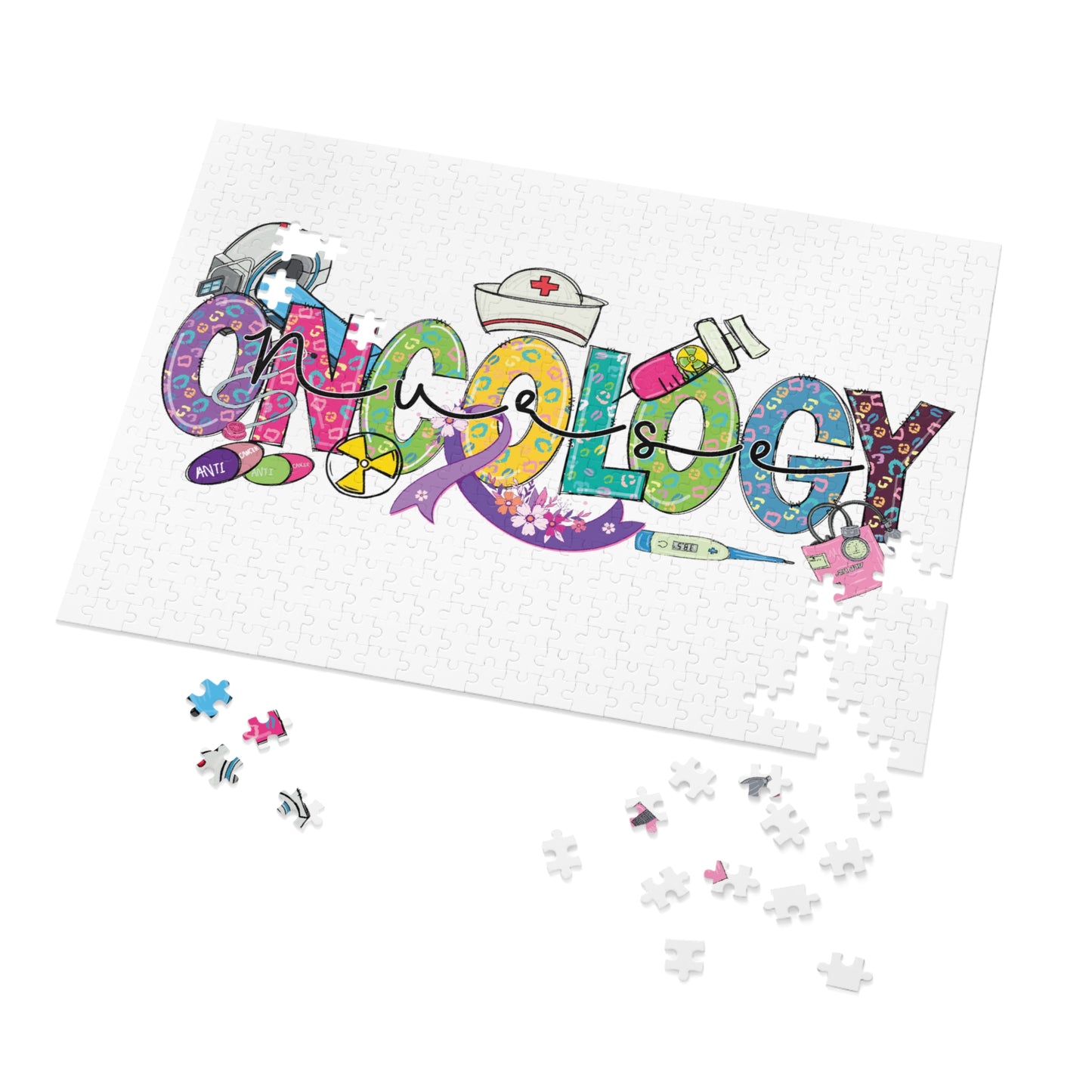 Jigsaw Puzzle, Oncology Nurse, Personalised/Non-Personalised (30, 110, 252, 500,1000-Piece)